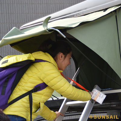 Einlagiges Sonnensegel, Hard Shell, Auto-Dach-Oberzelt für Outdoor-Unterhaltung