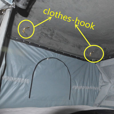Outdoor-Abenteuer mit Familie 65KG Autodach Montage Luftstützen Camping Harte Schale