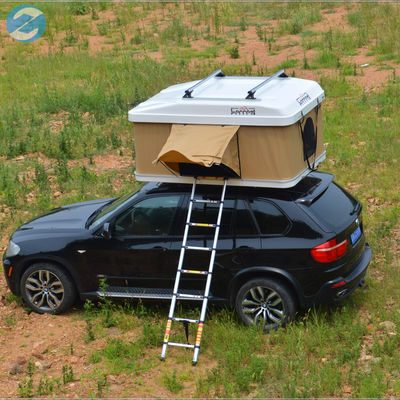 130x216x100cm Off-Road Auto-Dach-Oberzelt mit beigenem Anbauraum und Hard Shell-Design