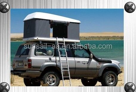 Automatisches Hard Shell Glasfaser Auto Dach Oberzelt für wasserdichtes Campen Komfortabel