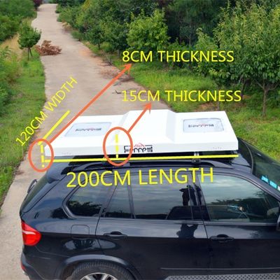 Off-Road Soft Shell Dachzelt mit Oberlicht und Fensterfläche 2,4 Quadratmeter