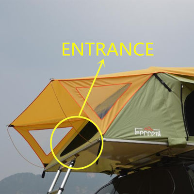 Off-Road Soft Shell Dachzelt mit Oberlicht und Fensterfläche 2,4 Quadratmeter