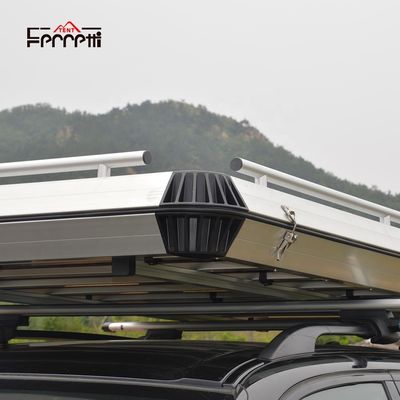 Top-Rack aus reinem Aluminium Klappzelt mit Luftfederrahmen für 4x4 Autos