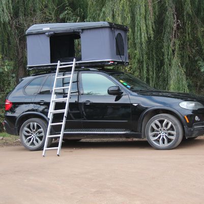 Graue Auto-Dach-Oberzelt für Fahrzeug Diy 4 Personen Campingfläche 2,4 Quadratmeter