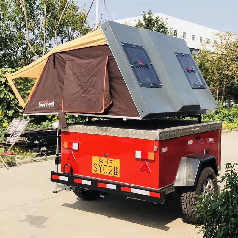 Outdoor Camping Vier-Jahreszeiten-Zelt 55KG Hardshell Auto-Dachzelt für 5 Personen