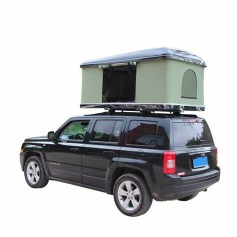 Schnelle automatische Öffnung 2024 Dachzelt für Camping im Freien in schwarzgrüner Farbe